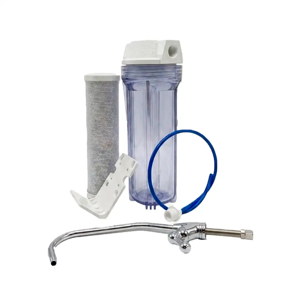 Purificador Bajomesada con Grifo Cierre Cerámico (Blanco o Transparente) 1